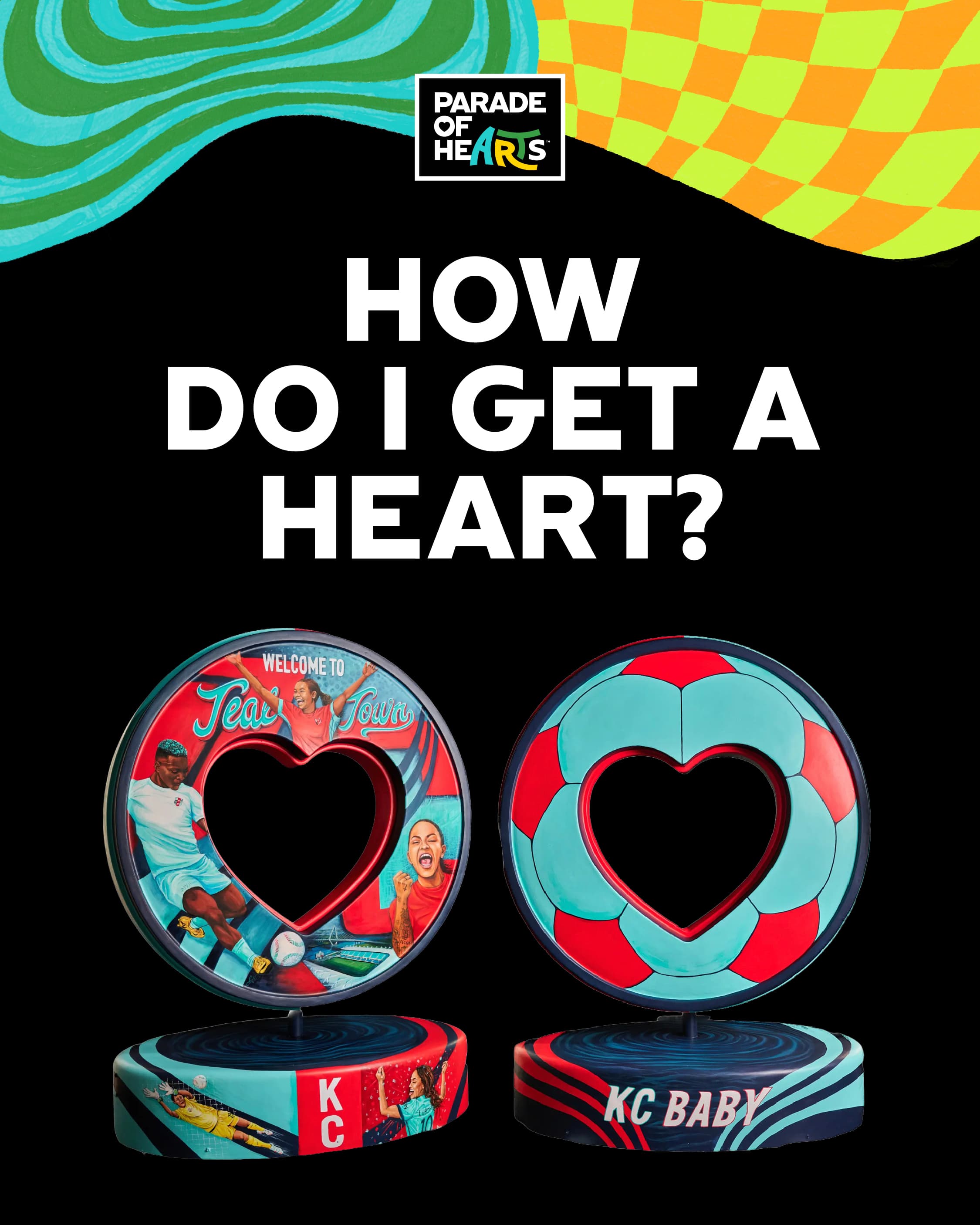 illustration of "how do I get a heart?" campaign