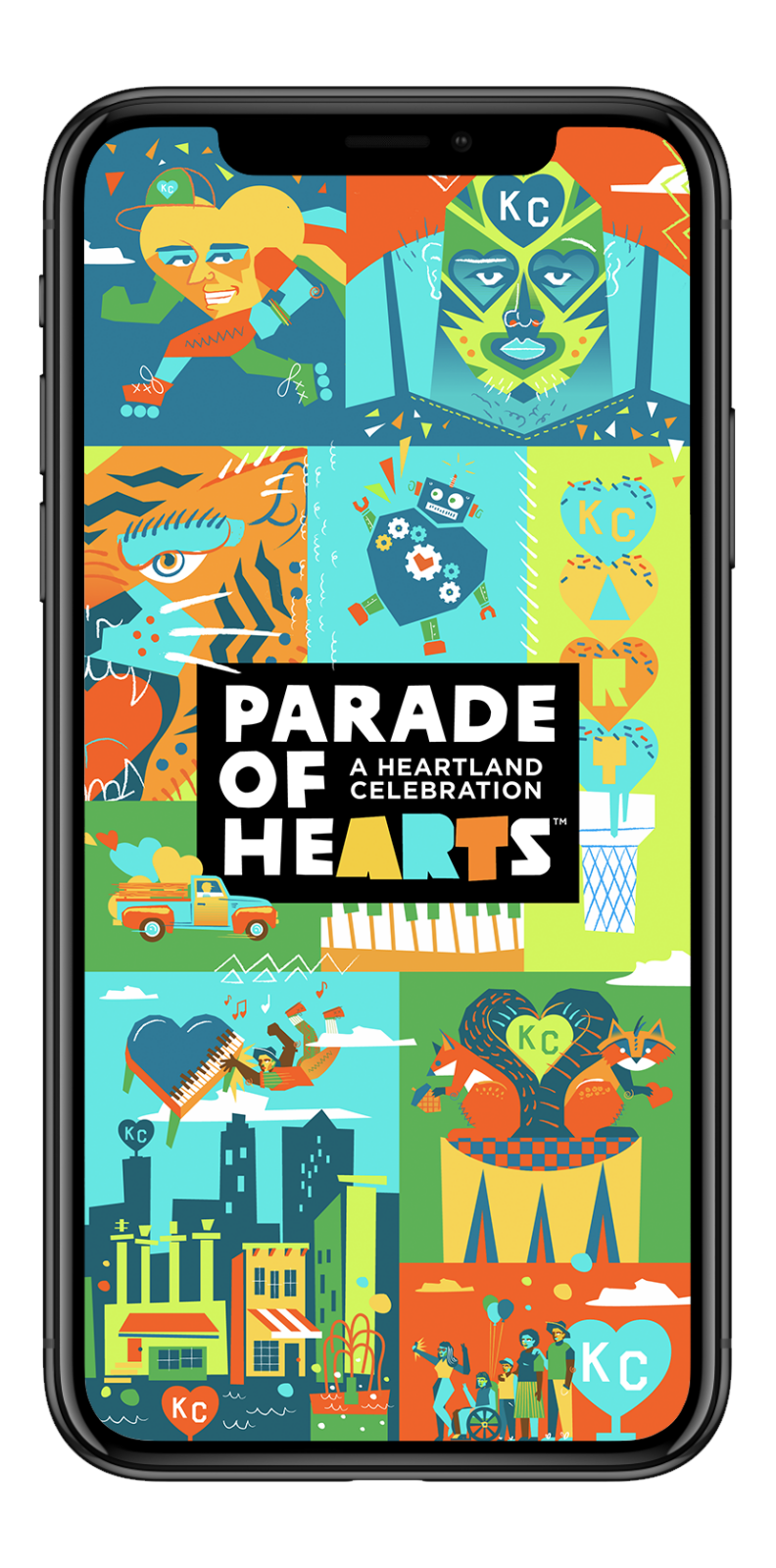 Parade of Hearts app