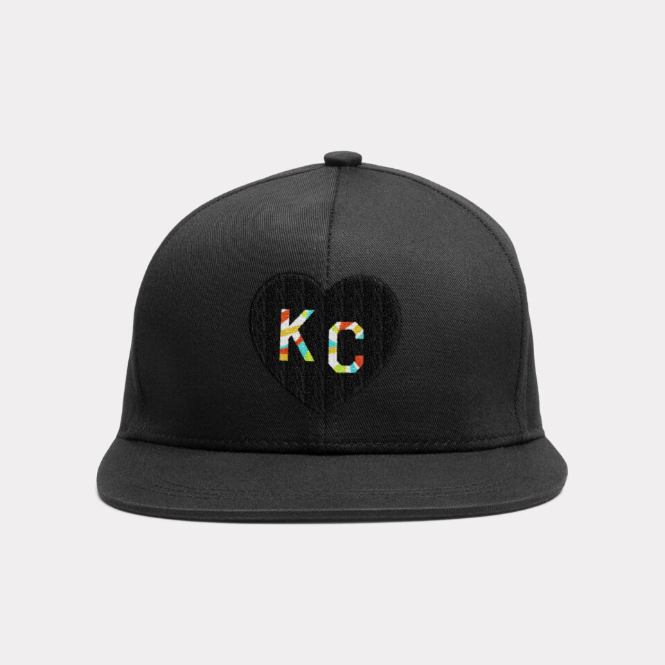 Black Heart KC Hat