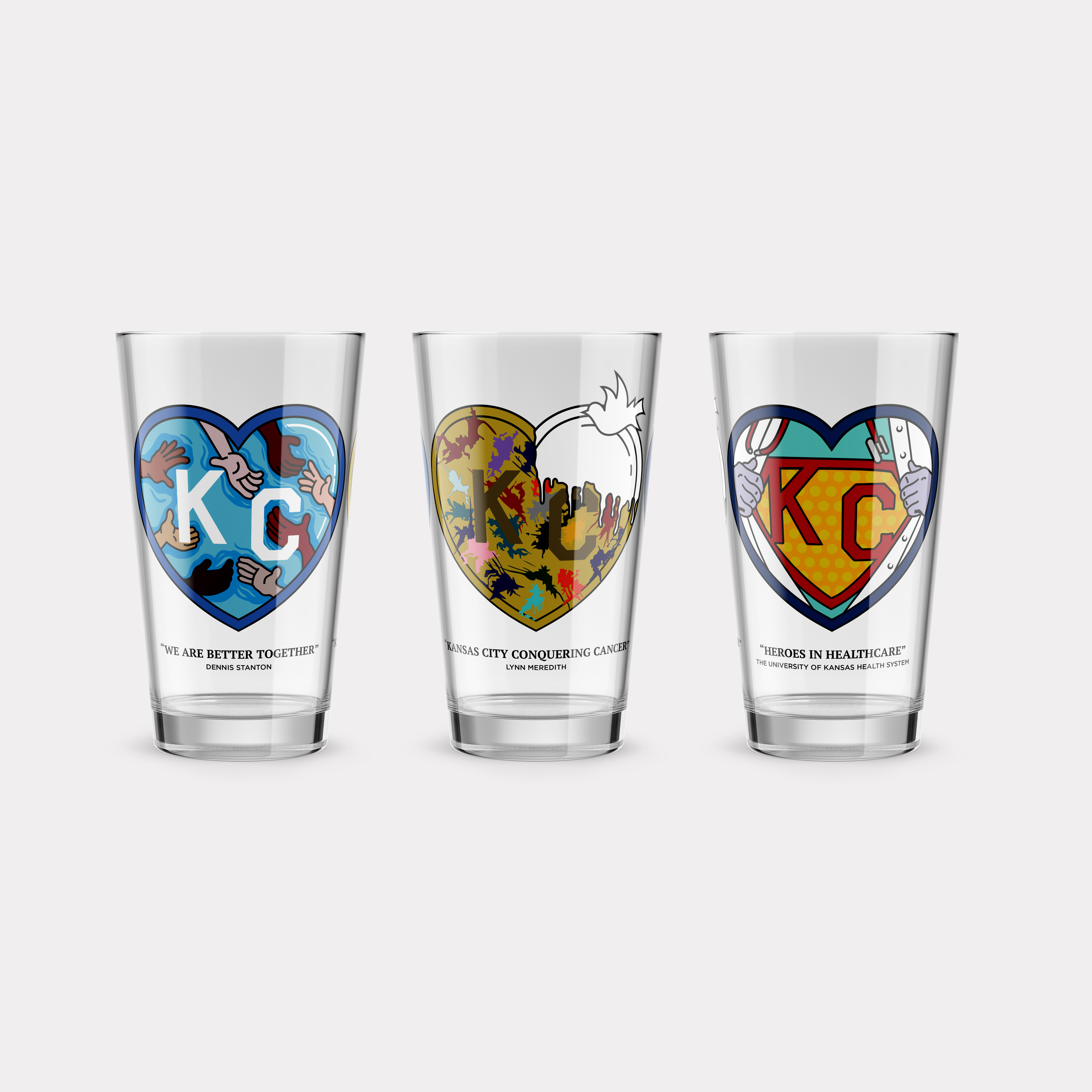KCHealthcare Pint Glass