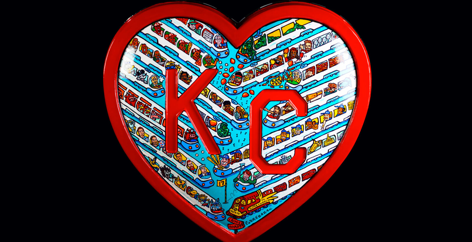 Going to Kansas City via Streetcar! Parade of Hearts